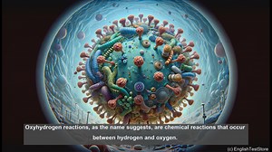 Oxyhydrogen reaction in biology
