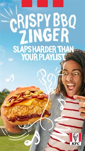 608 reactions · 13 shares | Can your beats compare to our Krunch?‍The Crispy BBQ Zinger is bringing the heat and the Krunch! Definitely goes harder than your favourite track!Get yours today and turn up the Krunch!#KFC #KFCJamaica #CrispyBBQZinger | KFC | Facebook