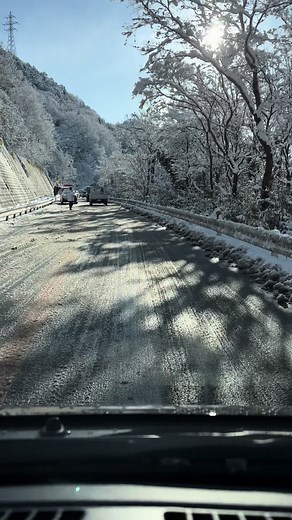 養父市八鹿町 事故現場 雪道注意