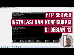 Debian 13: Install & Konfigurasi FTP Server ProFTPD (VirtualBox)