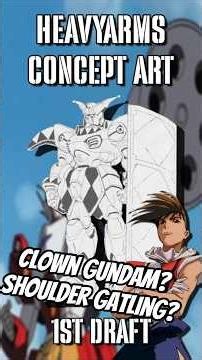 Gundam Heavyarms Early Concept Art | Gundam Wing | #gundam #anime