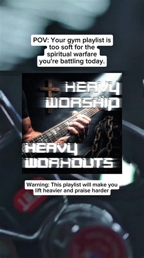 Need a lifting playlist that glorifies Him? Drop a 🙏 and I’ll send it to you! #christianmetal #christianmetalcore #christianrock #worshipmusic #metalcore