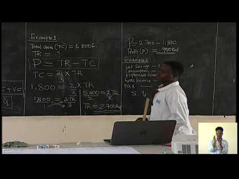 ECONOMICS S4 UNIT 4 LESSON 5 RATIOS AND FRACTIONS