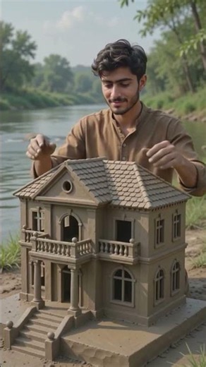 Building a Luxury Mini Clay House | Amazing DIY Craft 🏡