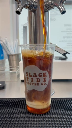Behind the scenes magic happening! ✨☕ #BehindTheScenes #CoastalCoffee #ESVA #Chincoteague #visitESVA #coffee | Slack Tide Coffee Co.