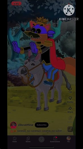 🚫🦊 SWIPER, NO SWIPING! SWIPER, NO SWIPING! 🦊🚫 | Dora G major 4 #shorts