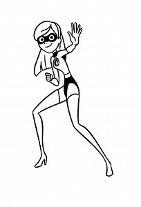 The Incredibles coloring page to print