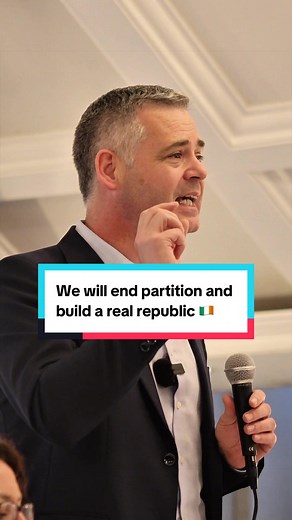 My message to the people of Ireland is clear: do not lose hope. We can, and we must, build an Ireland where ordinary people come first. We will end partition. We will build a real republic. Hold firm. Stay tight. We will deliver on that promise. #irish #irishtiktok #unity #freedom