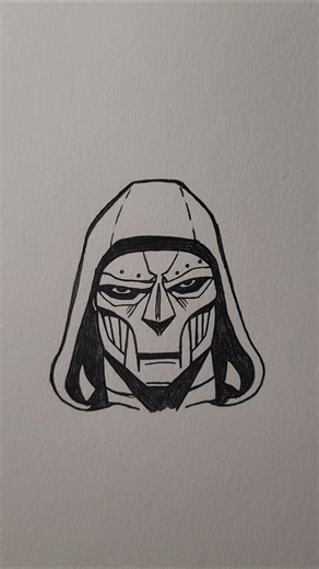 drawing doctor doom #design #drawing #sketch #sketchbook #drawingtutorial #sketching