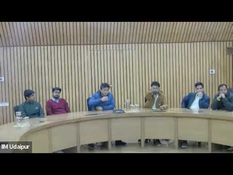 PhD in Operations Management Webinar | IIM Udaipur