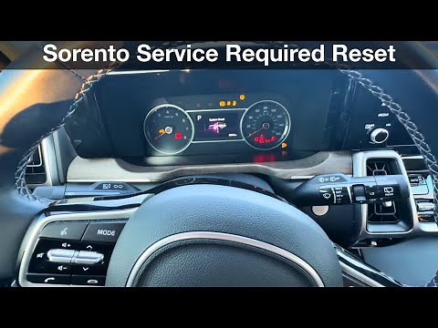 2021 - 2023 Kia Sorento Service Required How to Reset