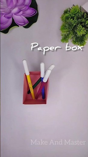 Magic Paper Box 📦✨ Easy Craft! #shorts #diy #art #viral #paper #paperboxes