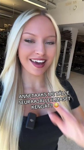 Pitäiskö meijän antaa ilmaset kengät tälle seuraajalle? 👀🤷‍♀️#suomitiktok #foryoupage