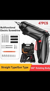 Rs. 4000/= With free delivery 03703309179 WHAT'S IN THE BOX 1x Portable Electric Screwdriver Cordless 47 in 1 Rotated 90 Degrees Rechargeable Screwdriver with LED for Home Office DIY Tools | Anayaonlinestore | Facebook