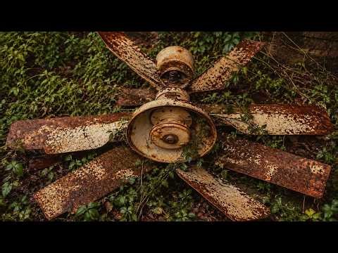 Restoration old rusty damaged burned Ceiling Fan From a Scrap yard
