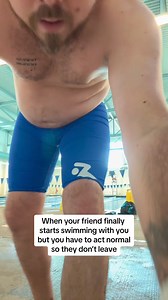 20K views · 55 reactions | Me on the inside when my friends join my swim routine VS me on the outside so they come back next time 藍 | MySwimPro | Facebook