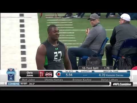 That Time Chris Jones Dick Was Too Big For The NFL Combine