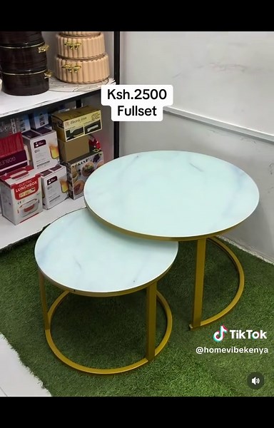 Marble Top Small Table - Big Statement Piece