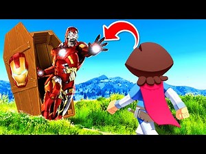 Opening ZOMBIE IRON MAN GRAVE In GTA 5! (Scary!)