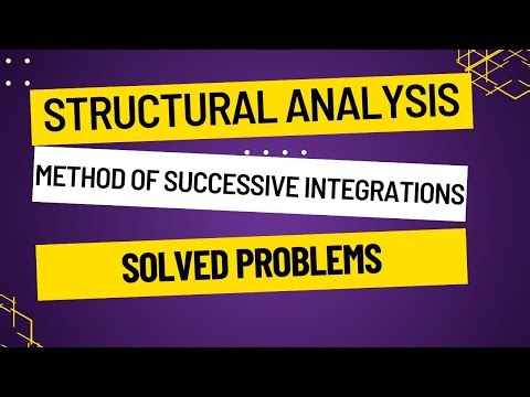 METHOD OF SUCCESSIVE INTEGRATIONS | DOUBLE INTEGRATION METHOD | STRUCTURAL ANALYSIS - 1 | #ktu #s5