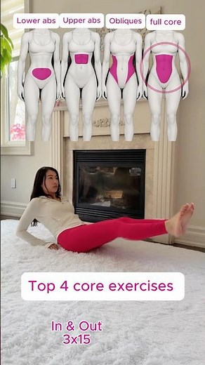 Core Workout 5 Minutes | Part 5 of 4 Easy Core Exercise Series | Easy Core Workout for Women