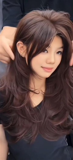 Before Vs After: Stunning Face-Framing Layers Haircut Tutorial! 💇‍♀️✨#layeredhaircut #bangshaircut #