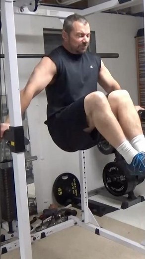 Rack Rail Knee/Leg Raises for Six-Pack Abs and Lower Abs