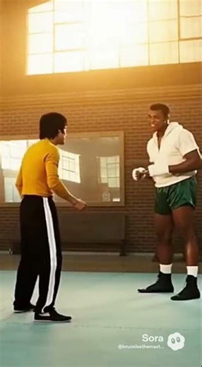 Bruce Lee Teaching Muhammad Ali Broken Rhythm Footwork