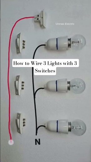 Wire 3 Lights Like A Pro #ElectricalWiring #DIY #Engineering