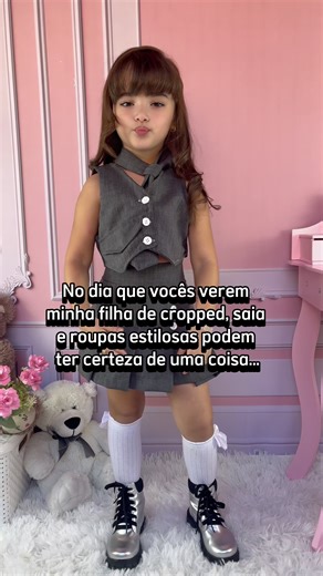 Cada um veste sua criança como quiser😉 #meninasestilosas #maedemenina