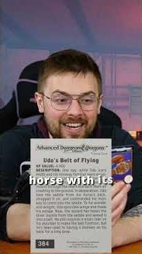 Magical Belt!... Wait What? #90s #dnd #collectibles #history #ttrpg #hobby #reference #tcg #dnd2e