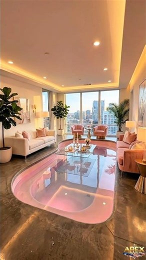 THIS TRIPLE FLOOR IS SO IMPRESSIVE 💙💖💚😱Aquarium, Heart & Diamond Epoxy Luxury Floor 🌊💎💗#epoxy