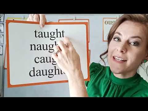 Phonetic Sounds and Spelling Comparisons with Special Sounds: ch, au, aw, aught, ought