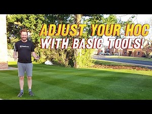 Set Your HEIGHT OF CUT on a Webb WEH12R Reel Mower with Basic Tools / Easy 'Step-by-Step' Guide