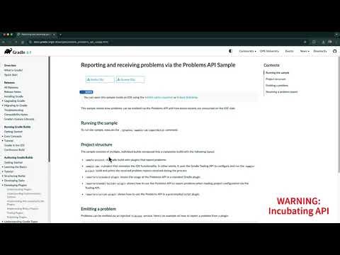 Gradle 8.11 - HTML Problems Report