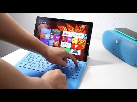 How to adjust the screen brightness with the Surface Pro 3 Type Cover