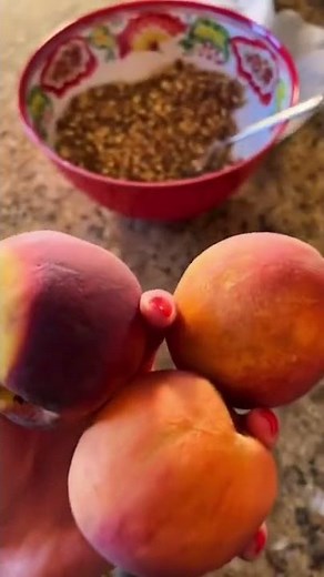 Peach & Blackberry Cobbler Recipe - Vegan, Plant-Based, & Gluten-Free (Full recipe in comments.)