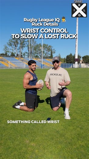 Rugby League IQ: Slow a lost ruck with wrist control
