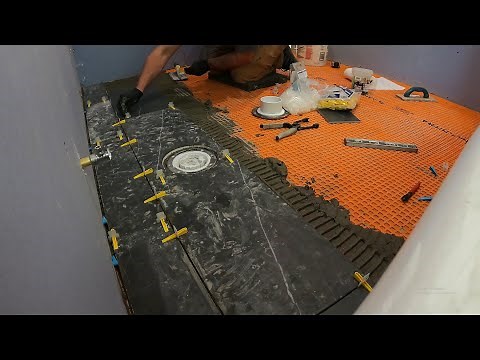 Building my ICF house part 19 : Insulation, Drywall, HRV, Bathroom tile, tub install
