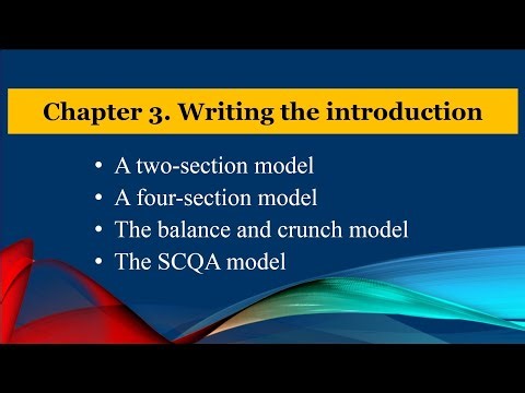 Academic writing workshop - Chapter 3 Writing the introduction