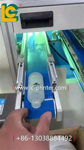 Automatic glass bottle screen printing machine #machine
