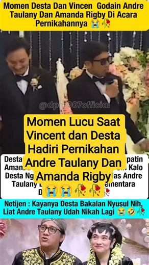 go public andre taulany menikahi amanda rigby #andretaulany #amandarigby #desta #vincent