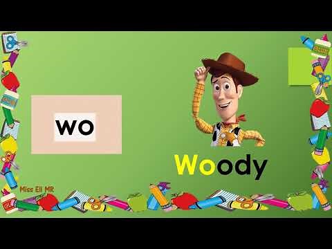 Sílabas wa we wi wo wu, palabras con w, lectura de oraciones Miss Eli MR