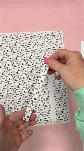 Make custom washi tape from your printable vinyl scraps in minutes! #cricuthack