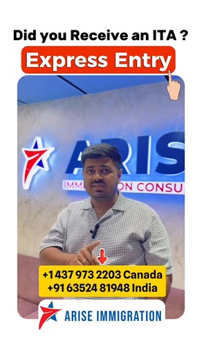 Arise Immigration Consultant on Instagram: "Received your ITA ? This is the golden moment to file your PR application with experts who know the process inside-out. Smart guidance today = Smooth approval tomorrow. With Arise Immigration Consultant, your Canadian PR dream is in safe hands. From PNP to Express Entry — we guide you every step of the way. 📞 Call us: +91 63524 81948 303, Abhishilp Complex, opp. Shivalik High Street, Vastrapur, Ahmedabad. #ExpressEntry #PNPDraw #CanadaPR #ImmigrationU