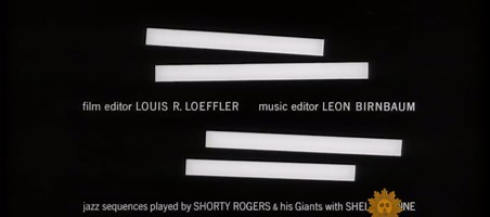 Movie title sequence: "The Man With the Golden Arm"