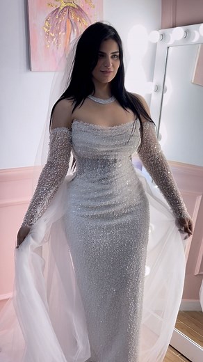 15K views · 37 reactions | ‏ Looking for a simple wedding dress that does not compromise on style? It might be easier than you think! With Emma ❤️❤️ Simple wedding dresses are perfect for the minimalist bride looking to make a big style statement on her wedding day. Luxurious fabrics and daring silhouettes come together to create your dream wedding dress that is both effortless and easy-to-wear. | Emma Studio | Facebook