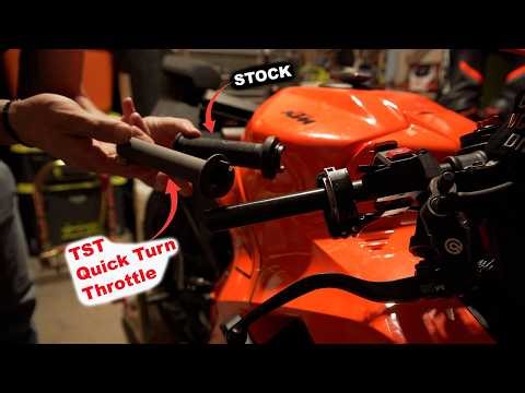 Installing the TST WORX Quick Turn Throttle Tube on my KTM 990 RC R
