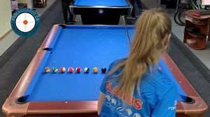 7.5M views · 10K reactions | Super strong performance by pro player Margaret Fefilova recorded back in 2020. This 15-ball practice pattern was made look like a walk in the park  Practice page  www.poolbilliards.co/381 | PoolBilliards.co | Facebook