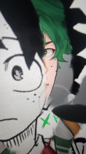 Fanart de Izuku Midoriya: Siempre lindo pero a veces pelón
